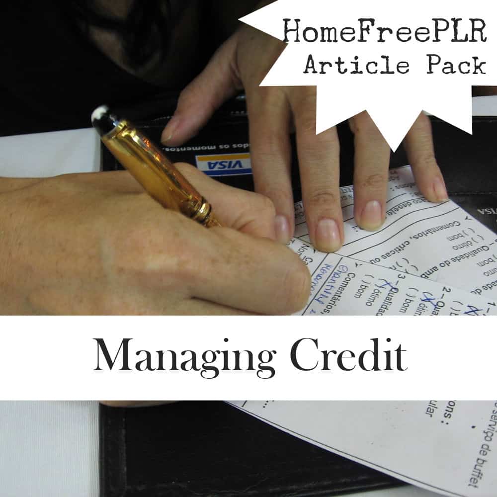 credit plr articles