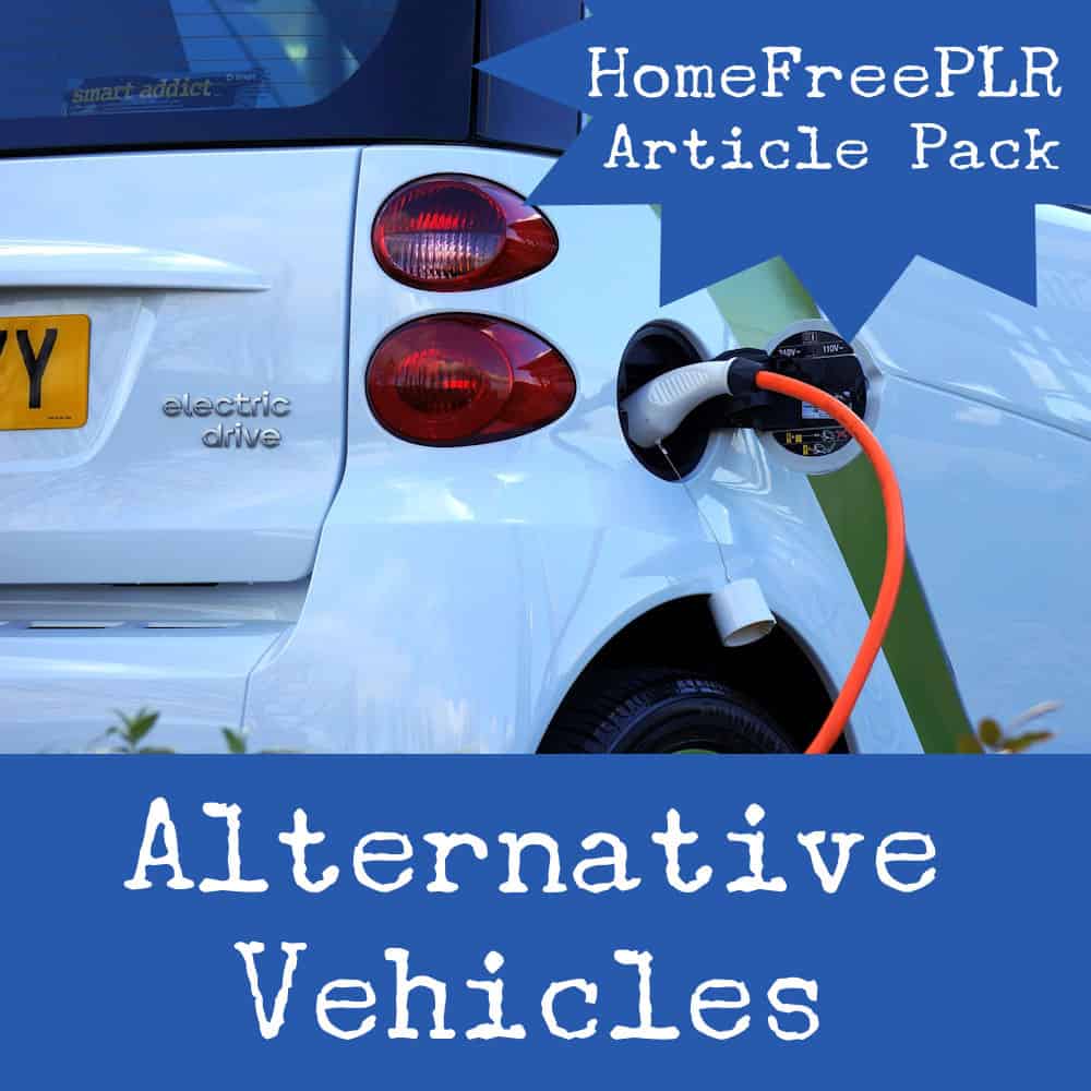 alternative vehicles plr