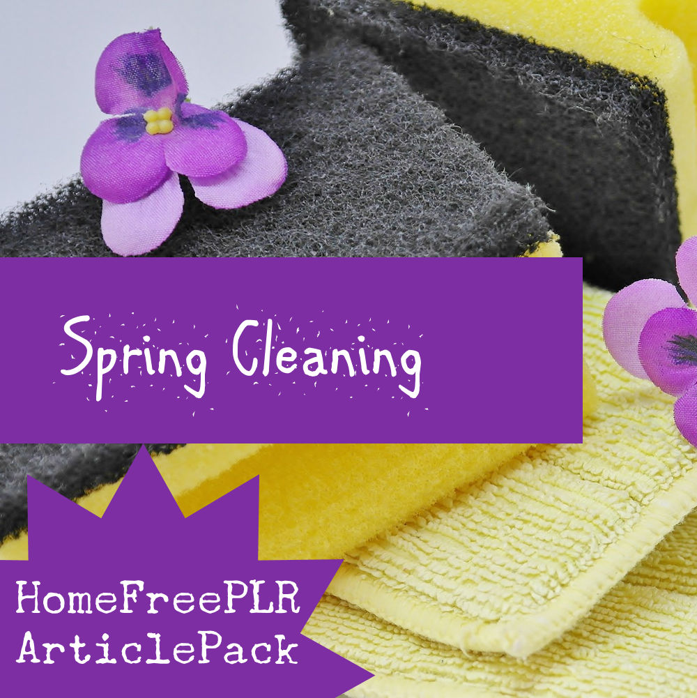 spring cleaning housework plr