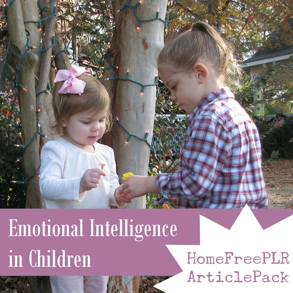 emotional intelligence in children plr articles