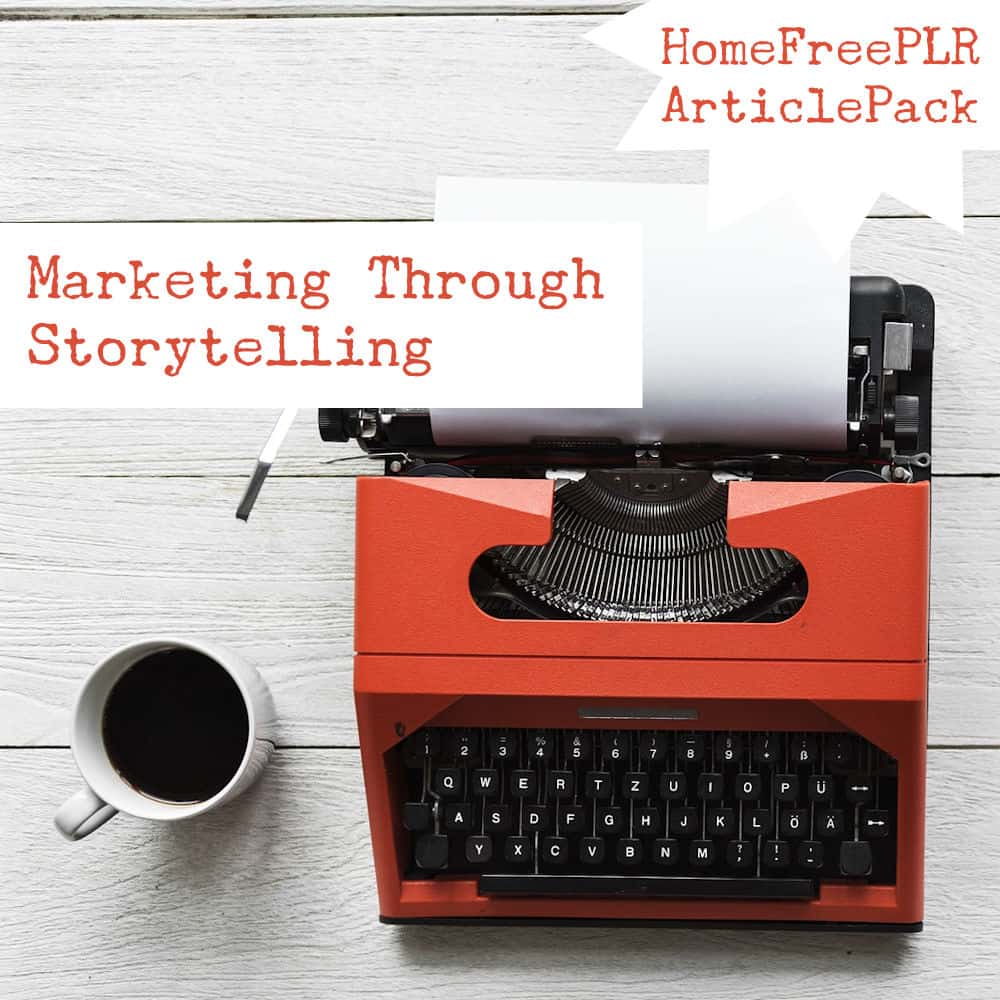 marketing through storytelling plr