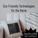eco-friendly tech for the home plr report